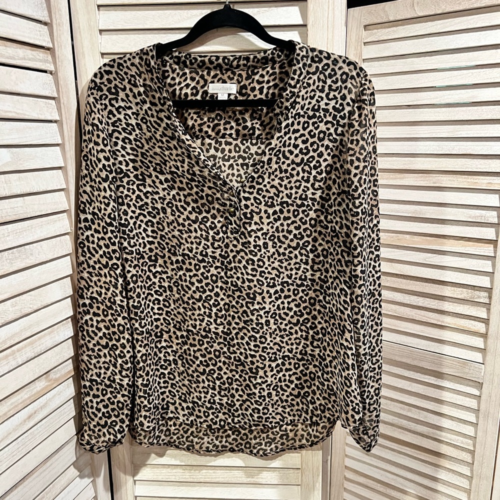 Leopard Print Blouse
